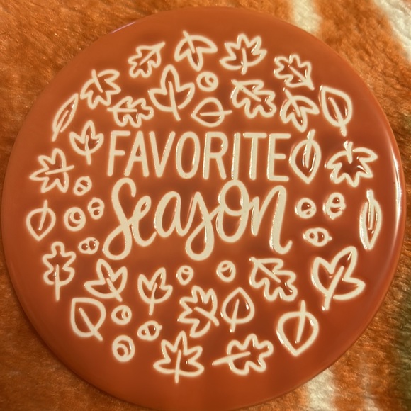 Ceramic Absorbant Coaster Set Favorite Holiday Autumn Harvest Thanksgiving - Picture 3 of 4